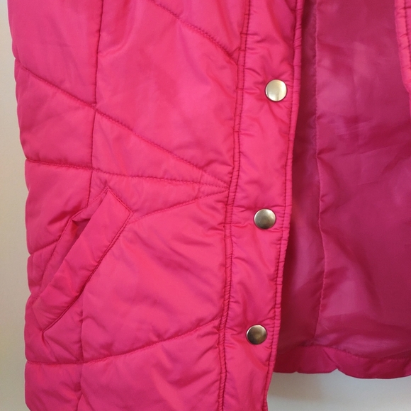 Pink Athletech Sleeveless Puffer Jacket Size M - Picture 12 of 13